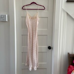 FRENCH MAID vintage  slip dress pink​​​​